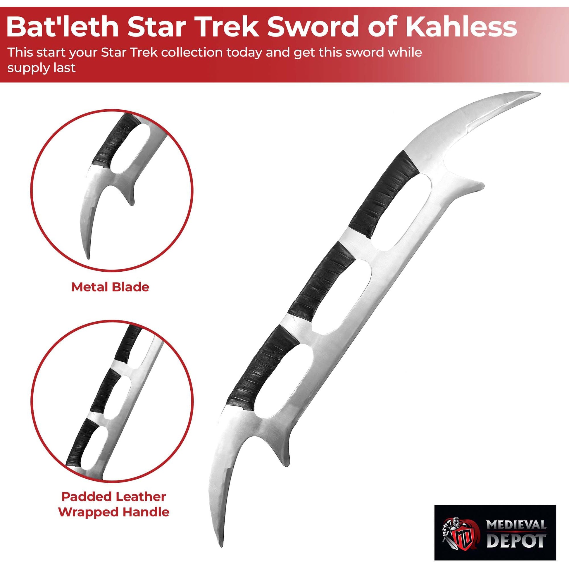 Bat'leth Star Trek Sword of Kahless
