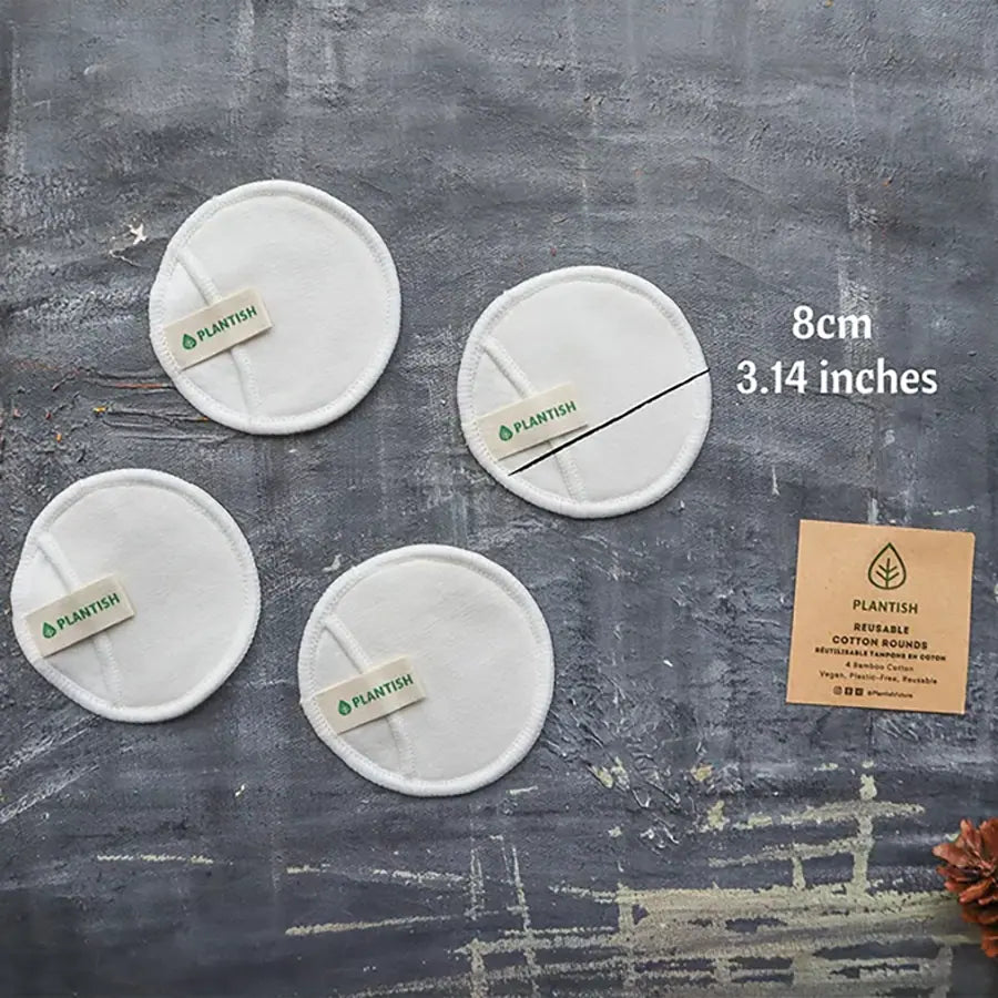 Reusable Cotton Rounds - 100% Cotton